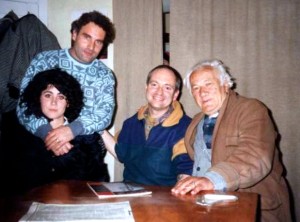 Visari dhe Eda në 1993, me Elsienë dh Lazrin