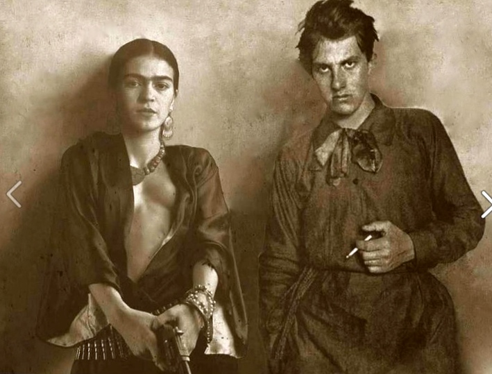 Vladimir Majakovskij dhe Frida Kahlo