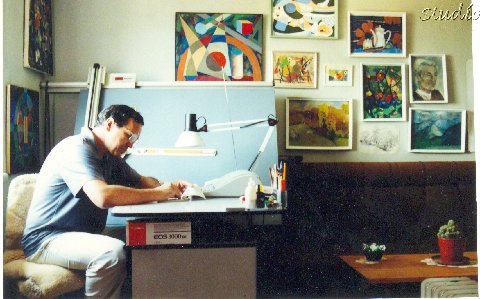 Zef Nacaj ne Studion e tij