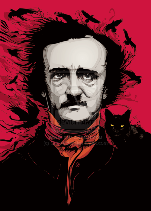 Edgar Allan Poe Raven - Korbi