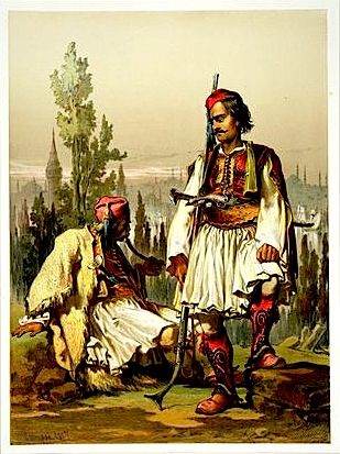 Amadeo Preziosi (1816-1882) - albanians mercenaries in the ottoman army