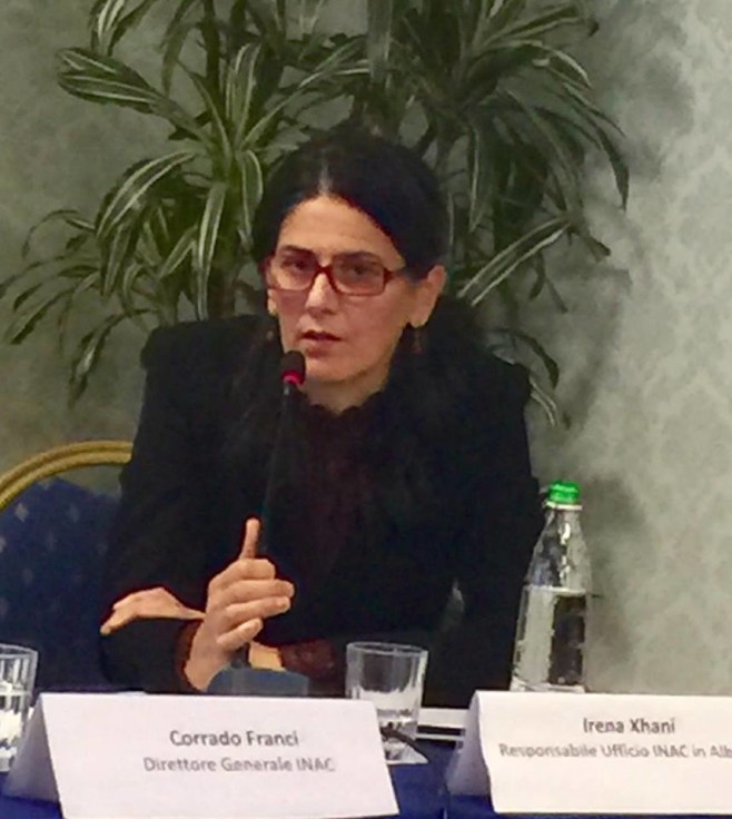 Irena Xhani - Përgjegjëse e zyrës së INAC-ut për Shqipërinë