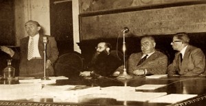 Karl Gurakuqi duke four, ne rah Zef Valentini, Ernest Koliqi due Arbereshi Rozolin Petrota
