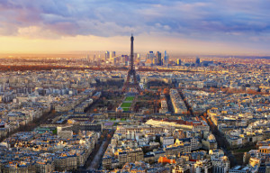 Paris Tour Eiffel Coucher de soleil