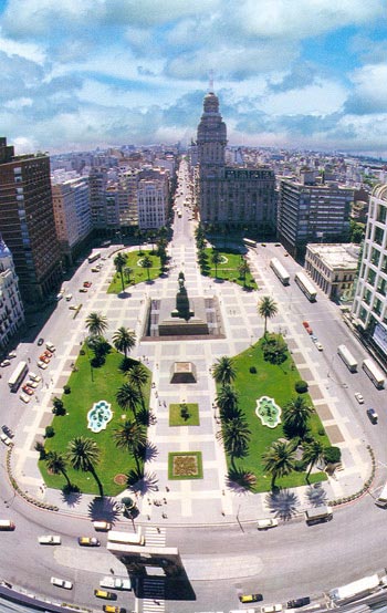 Plaza Independencia -Uruguaj