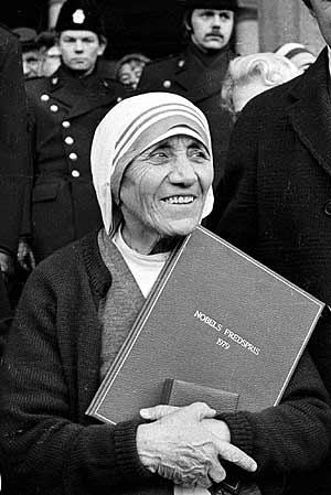 Nënë Tereza dhe Nobeli i Paqes 1979