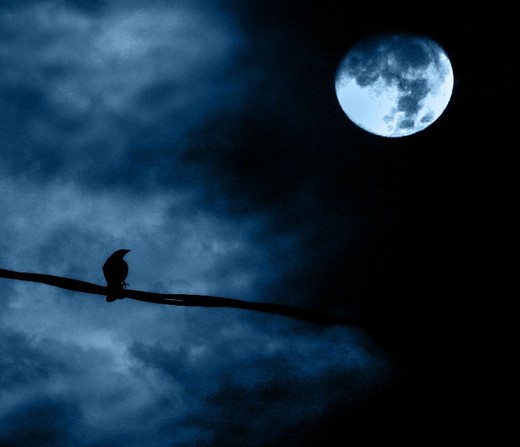 Natë vetmie me hënë