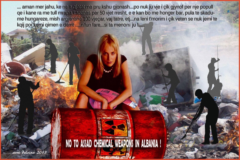 Avni Delvina - Grafikë kundër mbetjeve toksike në Shqipëri!