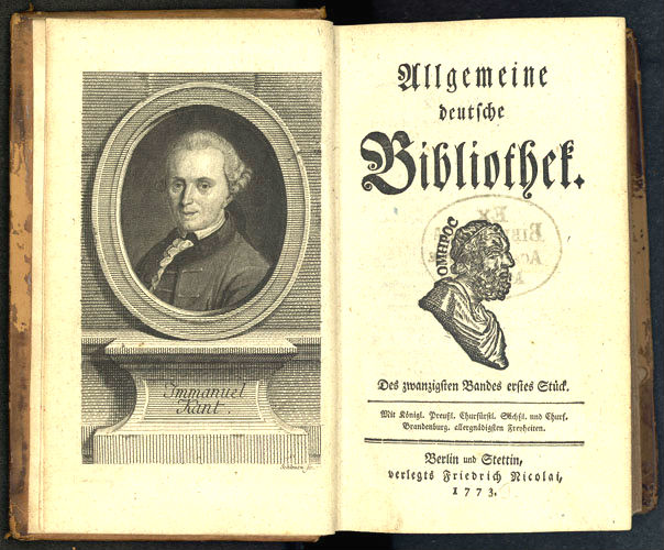 Kant Immanuel (1724-1804)