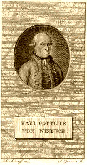 Karl Gottlieb von Windisch (1725-1793)