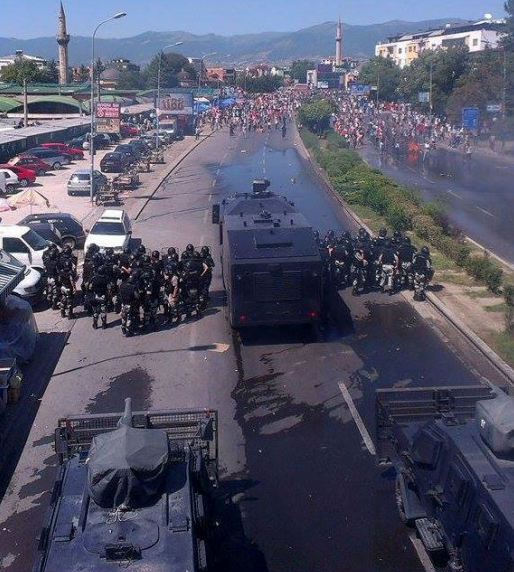Protesta e 4 korrikut ne Shkup