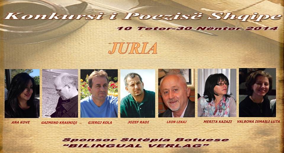 Juria e Konkursit "Poezia Shqipe 2014"