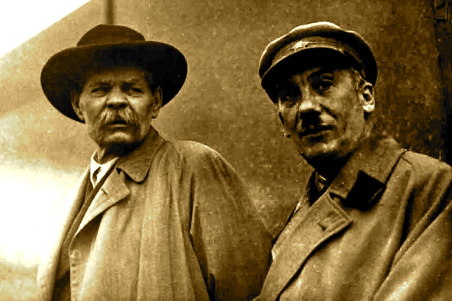 Maksim Gorkij & Genrich Jagoda1935