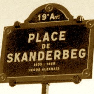 Place de Scanderbeg (1405-1468) - Paris 1980