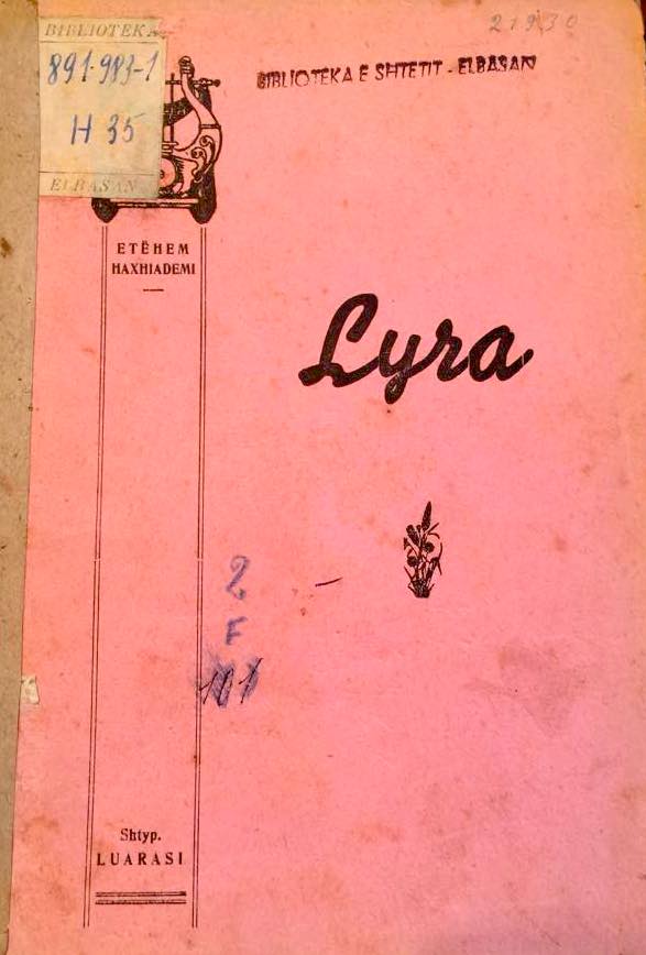 Et'hem Haxhiademi - Vepra poetike - Lyra 1939