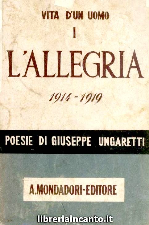 Giuseppe Ungaretti - Alllegria