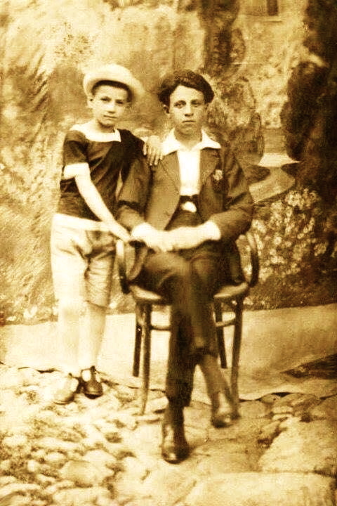 Lazri dhe Vëllai i tij Antoni - Prizren 1924