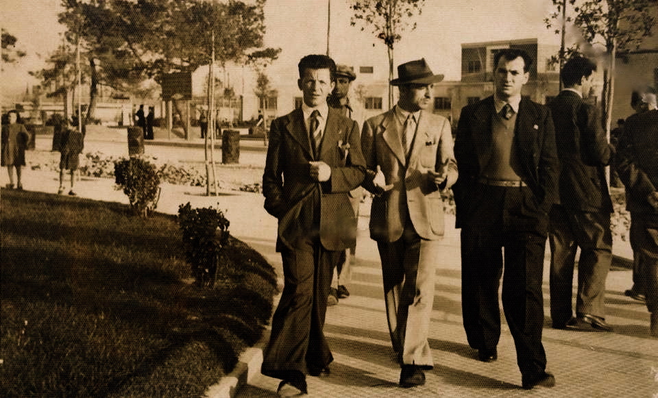 Lazër Radi, Balto Radi dhe dhe Jani Lili - Durrës 1938
