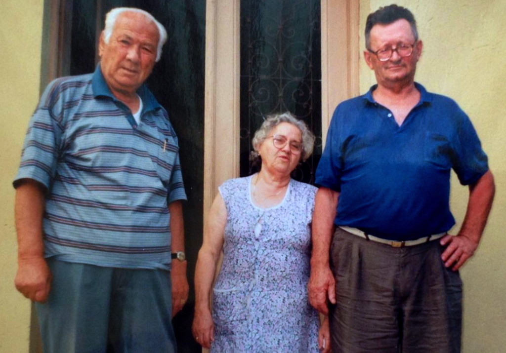 Lazёr Radi me mbesёn Ninen e tё shoqin Janosh Illes - Opatija, Korrik 1996