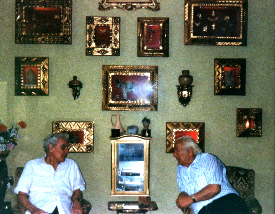 Lazri dhe Ambasadori Renzo Falaschi nё bisedё pёr Kosovёn - Romё 10 korrik 1991