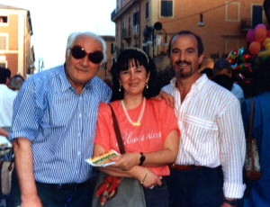 Lazer Radi, Katia (Vushmaqi), Marko (Di Capua) dhe unё, Genzano - 15 qershor 1991