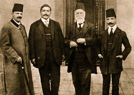 Ismail Qemali dy djemte e tij dhe Lef Nosi