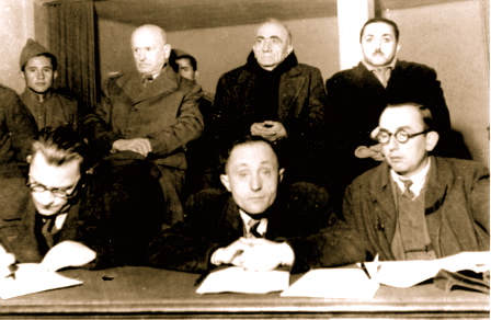 Para gjyqit - Nosi-Harapi-Bushati Tirane 1946