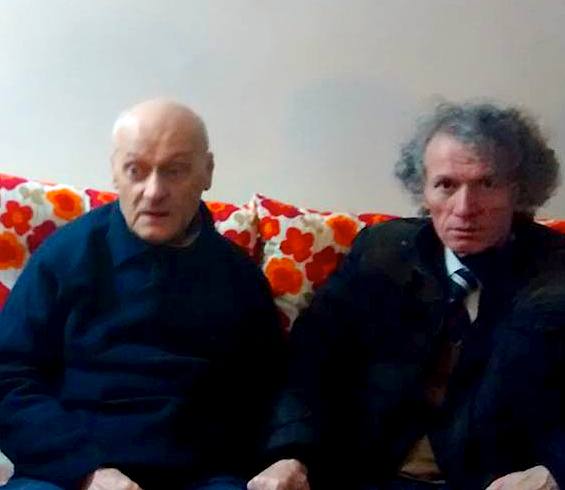 Kasem Trebeshina dhe botuesi i tij në Prishtinë Abdullah Zeneli