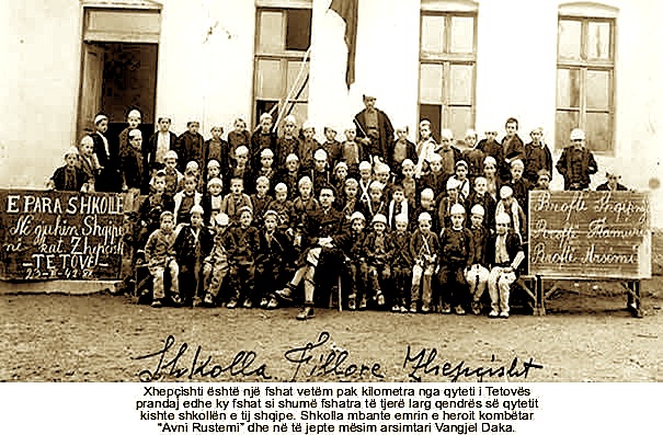 Shkolla "Avni Rustemi" Zhepisht Tetove (1942-1943)