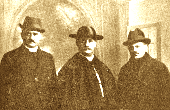 Dhimitër Berati, Gjergj Fishta dhe Luigj Bumçi në Konferencën e Paqes në Paris - 1919