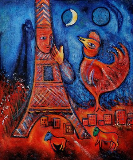Marc Chagall Bonjour Paris - 1939