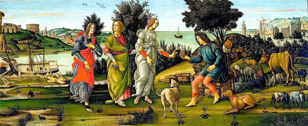 Sandro Botticelli - Zgjedhja e Parisit