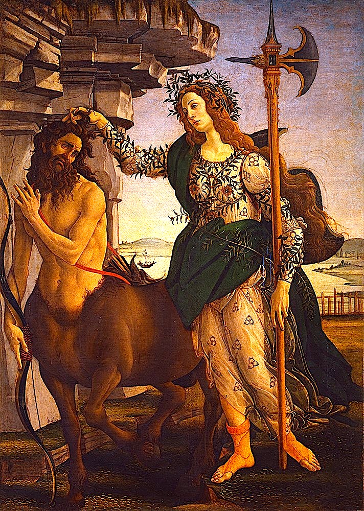 Sandro Botticelli - Minerva dhe Centauri