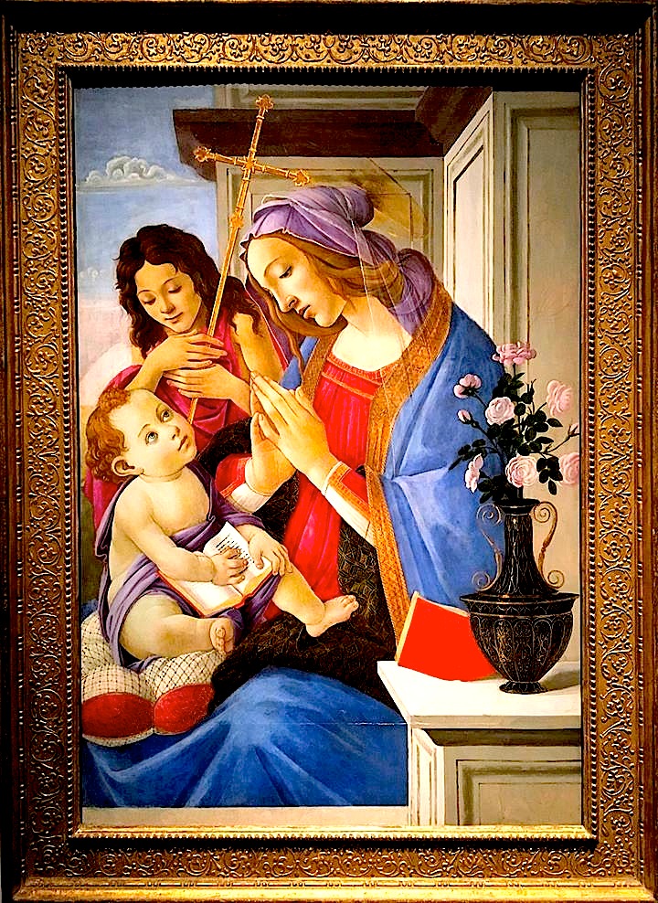 Sandro Botticelli - Virgjnesha dhe Fëmija me Shën Gjon Pagëzorin