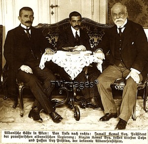 Ismail Qemali i biri dhe Hasan Prishtina, ne Vjene...
