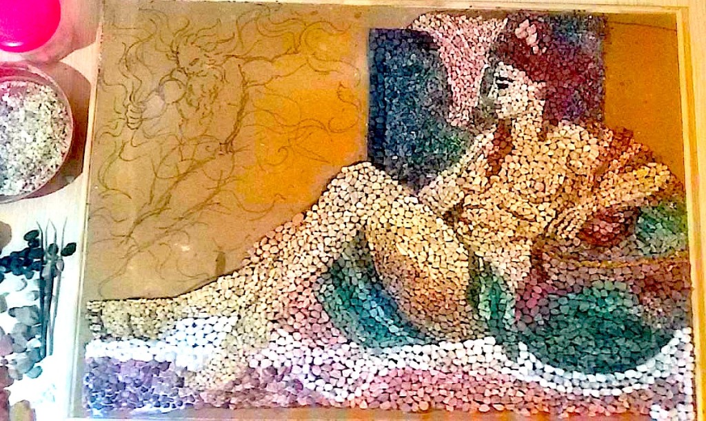 Danae - Mozaik nga Erieta Koliqi - Gajtani - faza 6