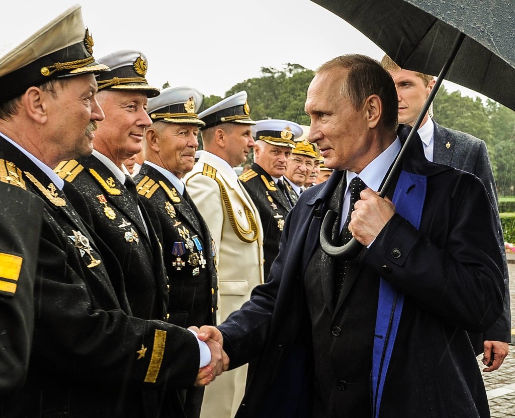 Vladimir Putin dhe Admiralët e Flotës Ruse