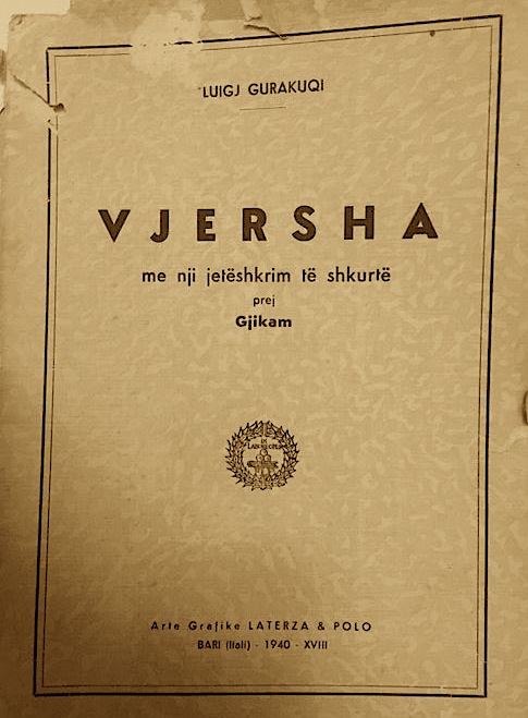 Luigj Gurakuqi - Vjersha (1940)