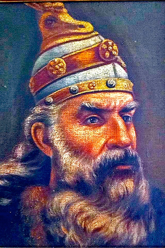 Gjergj Kastrioti - Skënderbeu - pikturë nga Ndoc Gajtani