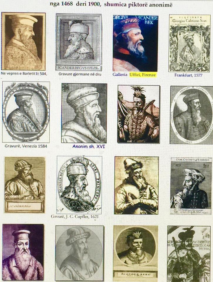 Portrete te Gjergj Kastriotit - Skenderbeut  (mbledhur nga Lek Pervizi)