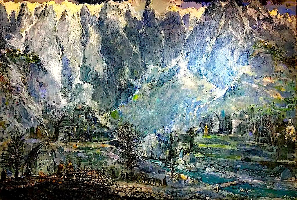 Mes Alpeve (Pikturë nga George Pali)