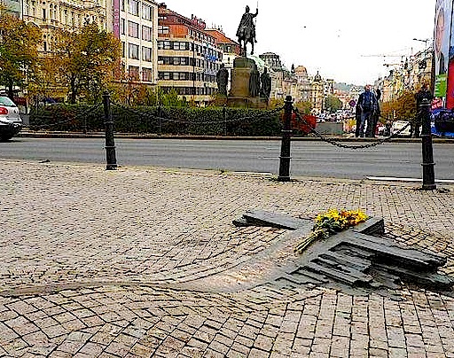 Memoriali i Jan Palach - Sheshi Vençeslav Pragë