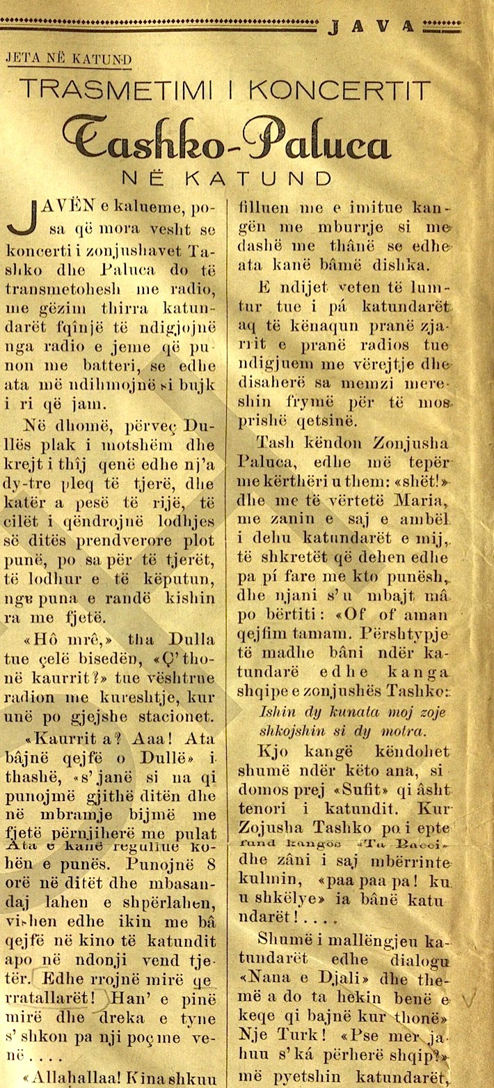 Hasan Farka - Gazeta Java - 1938-39