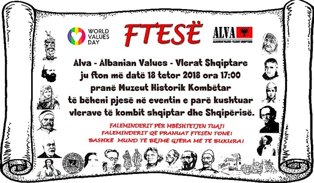 Organizata ALVA - Albanian Values - Vlerat Shqiptare