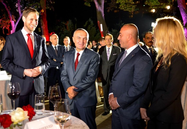 Prin Leka, Presidenti Meta, dhe Kryeministri Haradinaj