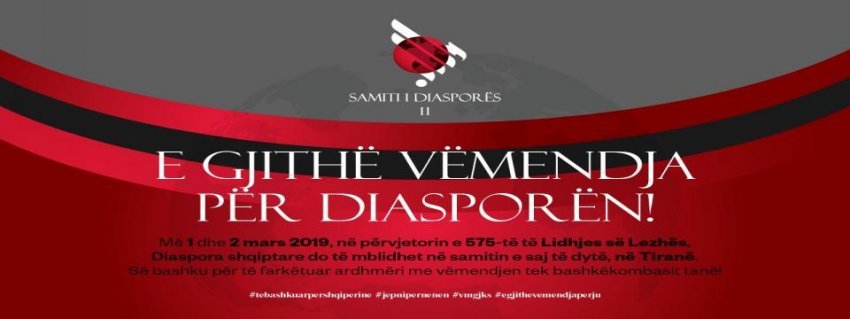 Samiti i II i Diasporës  - Tiranë 2019 - Ftesa