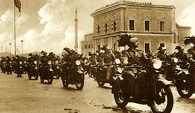 Hyrja e ushtrisë Italiane në Tiranë.