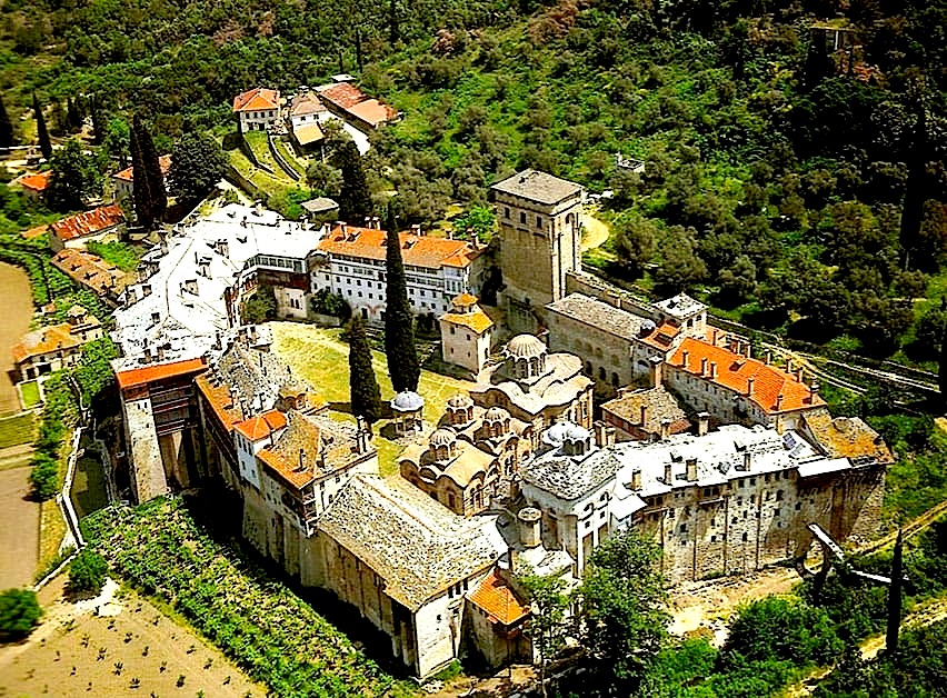 Manastiri i Hilandarit në Malin e Shenjtë Athos