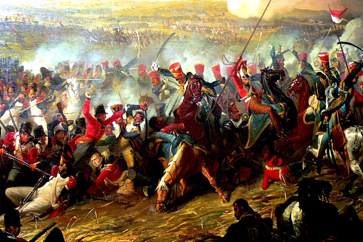 Beteja e Waterloo-s tabllo nga Denis Dighton 1816
