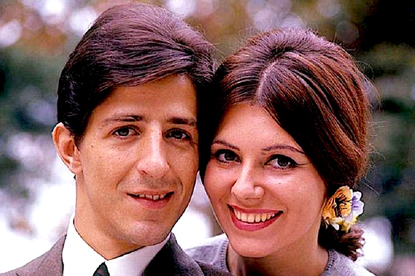 Giorgio Gaber dhe gruaja e tij Ombretta Colli